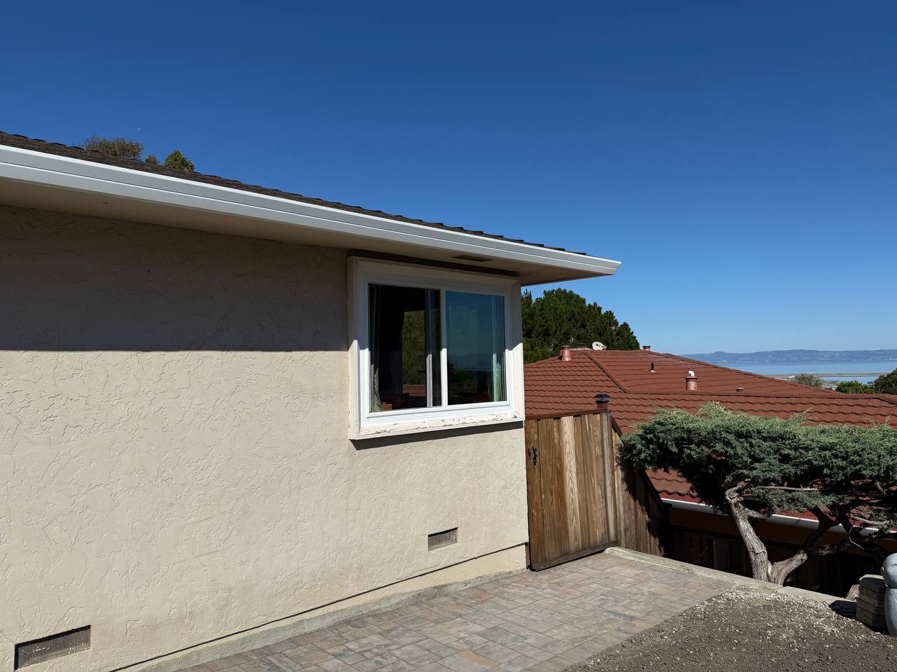 Sliding window with San Francisco Bay view